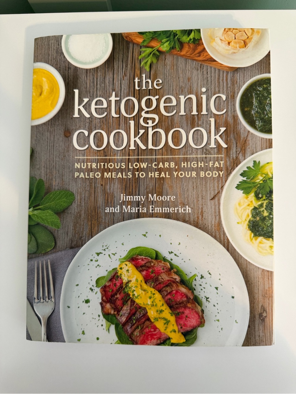 The Ketogenic Cookbook Jimmy Moore Maria Emmerich Paperback 2015 Recipes